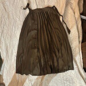 Topshop Green Skirt, US 4